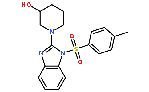 1-[1-(4-methylphenyl)sulfonylbenzimidazol-2-yl]piperidin-3-ol