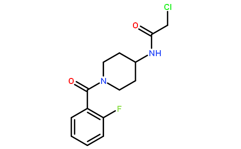 2-氯-N-[1-(2-氟苯甲酰基)-4-哌啶基]乙酰胺