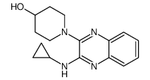 1-(3-环丙基氨基-喹噁啉-2-基)-哌啶-4-醇