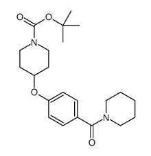 4-[4-(哌啶-1-羰基)-苯氧基]-哌啶-1-羧酸叔丁酯