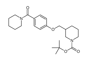 3-[4-(哌啶-1-羰基)-苯氧基甲基]-哌啶-1-羧酸叔丁酯