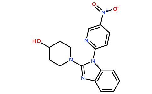 1-[1-(5-Nitro-2-pyridinyl)-1H-benzimidazol-2-yl]-4-piperidinol