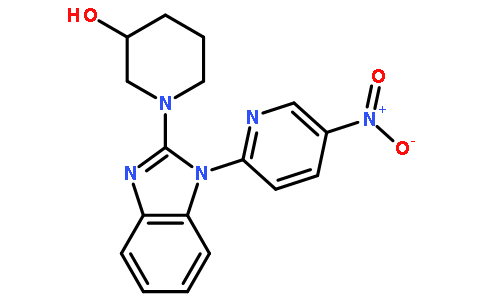1-[1-(5-Nitro-2-pyridinyl)-1H-benzimidazol-2-yl]-3-piperidinol