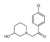 1-(4-氯-苯基)-2-(3-羟基-哌啶-1-基)-乙酮