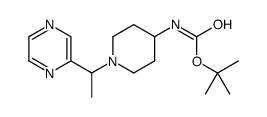 N-[1-[1-(2-吡嗪基)乙基]-4-哌啶基]氨基甲酸叔丁酯