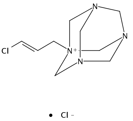 1-(3-氯-2-丙烯基)-3,5,7-三氮杂-1-氮翁三环[3,3,1,13,7]癸烷氯化物
