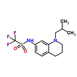 1,1,1-三氟-N-[1,2,3,4-四氫-1-(2-甲基丙基)-7-喹啉基]甲磺酰胺