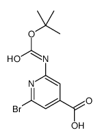 2-溴-6-[(叔丁氧羰基氨基)异烟酸