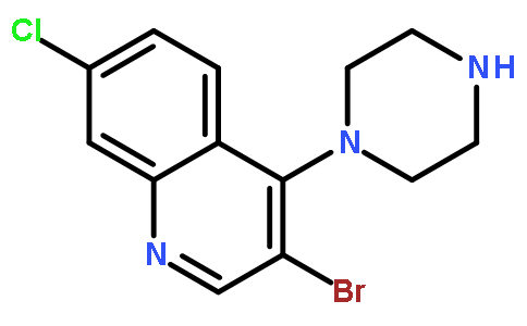 3-溴-7-氯-4-(1-哌嗪)喹啉