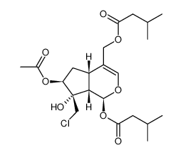 ((1S,4aS,6S,7S,7aS)-6-acetoxy-7-(chloromethyl)-7-hydroxy-1-((3-methylbutanoyl)oxy)-1,4a,5,6,7,7a-hexahydrocyclopenta[c]pyran-4-yl)methyl 3-methylbutanoate