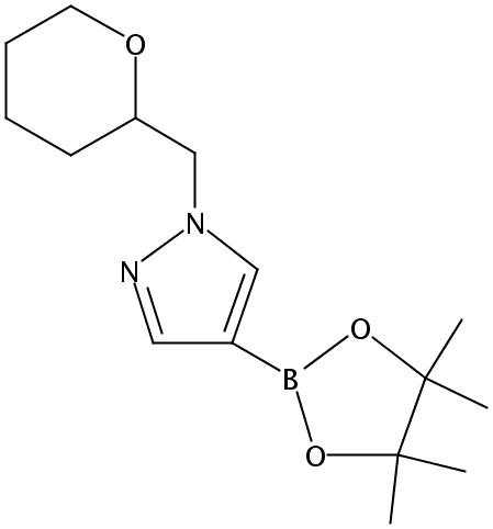1-[(tetrahydro-2H-pyran-2-yl)methyl]-4-(4,4,5,5-tetramethyl-1,3,2-dioxaborolan-2-yl)-1H-Pyrazole