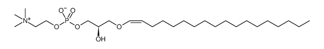 1-O-1'-(Z)-octadecenyl-2-hydroxy-sn-glycero-3-phosphocholine
