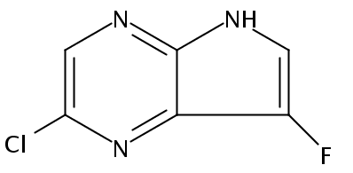 2-Chloro-7-fluoro-5H-pyrrolo[2,3-b]pyrazine