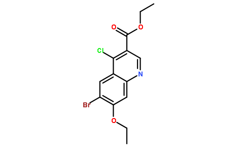 6-溴-4-氯-7-乙氧基喹啉-3-羧酸乙酯