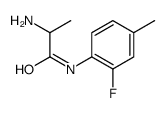 2-amino-N-(2-fluoro-4-methylphenyl)propanamide