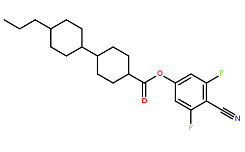 反式,反式- 4-氰基-3,5-二氟-苯基 4-丙基双环己基-4-羧酸