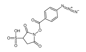 1-(4-azidobenzoyl)oxy-2,5-dioxopyrrolidine-3-sulfonic acid