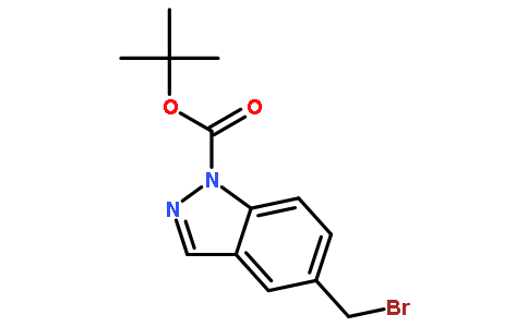 5-(溴甲基)-1H-吲唑-1-羧酸,1,1-二甲基乙酯