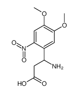 3-氨基-3-(4,5-二甲氧基-2-硝基苯基)-丙酸
