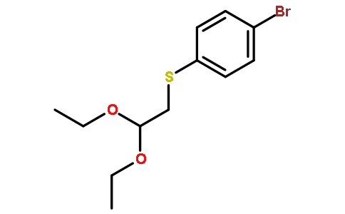 1-溴-4-[(2,2-二乙氧基乙基)硫基]苯