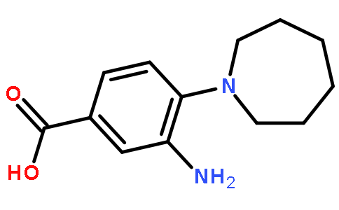 3-氨基-4-（1-氮杂环庚烷基）苯甲酸