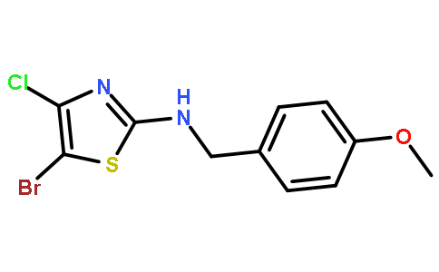 5-溴-4-氯-n-(4-甲氧基苄基)噻唑-2-胺