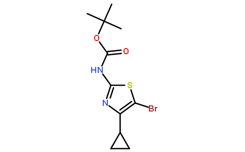 (5-溴-4-环丙基噻唑-2-基)氨基甲酸叔丁酯