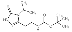 tert-butyl N-[2-(4-propan-2-yl-5-sulfanylidene-1H-1,2,4-triazol-3-yl)ethyl]carbamate