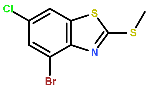 4-溴-6-氯-2-(甲基硫代)苯并噻唑