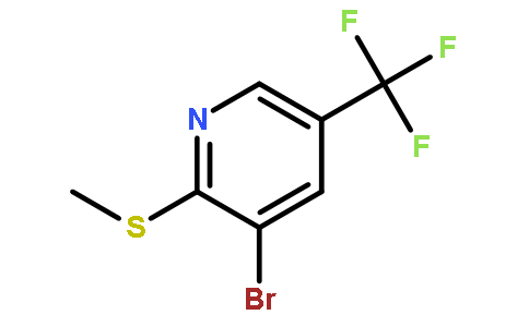 3-溴-2-(甲基硫代)-5-(三氟甲基)吡啶