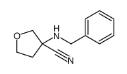 3-(Benzylamino)tetrahydrofuran-3-carbonitrile