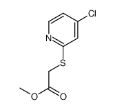 methyl 2-(4-chloropyridin-2-yl)sulfanylacetate