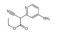 ethyl 2-(4-aminopyridin-2-yl)-2-cyanoacetate