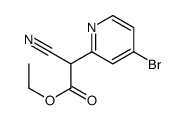 ethyl 2-(4-bromopyridin-2-yl)-2-cyanoacetate