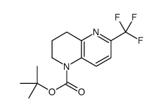 tert-butyl 6-(trifluoromethyl)-3,4-dihydro-2H-1,5-naphthyridine-1-carboxylate