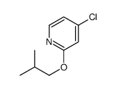 4-chloro-2-(2-methylpropoxy)pyridine