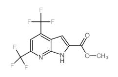 Methyl 4,6-bis(trifluoromethyl)-1H-pyrrolo[2,3-b]pyridine-2-carboxylate