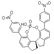 (11aR)-10,11,12,13-四氢-5-羟基-3,7-双(4-硝基苯基)-二茚并[7,1-de:1',7'-fg][1,3,2]二氧磷杂八环-5-氧化物