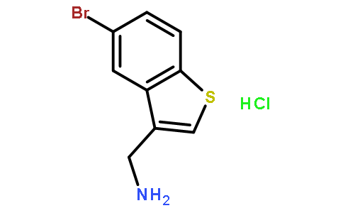 (5-溴-3-苯并[B]噻吩基)甲胺盐酸盐
