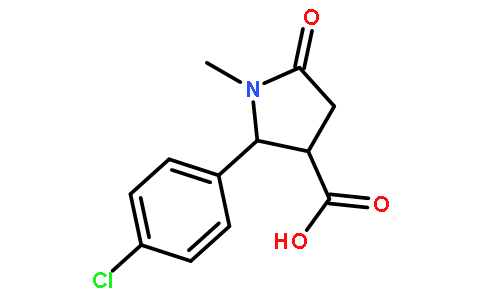 2-(4-氯-苯基)-1-甲基-5-氧代-吡咯烷-3-羧酸