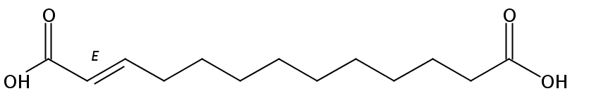 trans-2-Tridecene-1,13-dioic acid