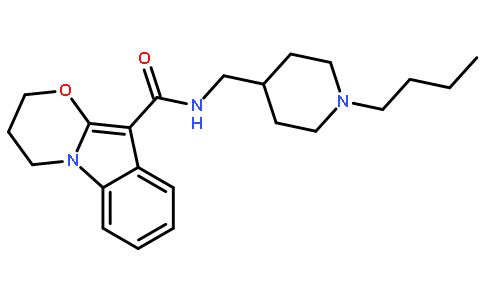 N-[(1-丁基-4-哌啶基)甲基]-3,4-二氢-2H-[1,3]噁嗪并[3,2-a]吲哚-10-羧胺