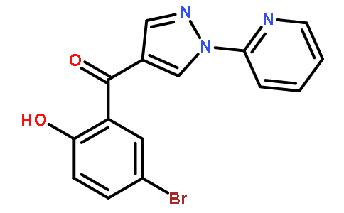 (5-溴-2-羟基苯基)(1-(吡啶-2-基)-1H-吡唑-4-基)甲酮