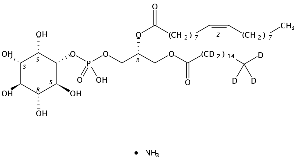 1-palmitoyl-d31-2-oleoyl-sn-glycero-3-phosphoinositol (ammonium salt)