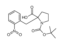 (2S)-1-[(2-methylpropan-2-yl)oxycarbonyl]-2-[(2-nitrophenyl)methyl]pyrrolidine-2-carboxylic acid