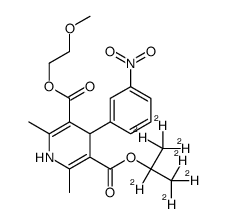 2-Methoxyethyl (2H7)-2-propanyl 2,6-dimethyl-4-(3-nitrophenyl)-1,4-dihydro-3,5-pyridinedicarboxylate