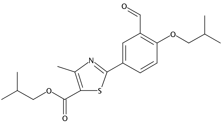 2-(3-formyl-4-isobutyloxyphenyl)-4-methylthiazole-5-carboxylic acid isobutyl ester
