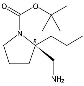 (R)-tert-Butyl 2-(aminomethyl)-2-propylpyrrolidine-1-carboxylate