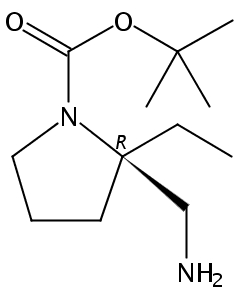 (R)-tert-Butyl 2-(aminomethyl)-2-ethylpyrrolidine-1-carboxylate