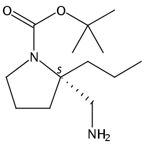 (S)-tert-Butyl 2-(aminomethyl)-2-propylpyrrolidine-1-carboxylate